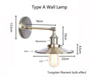 Axyaa Bronze Iron Wall Lamp: Rural Retro Industrial Style for Bedroom, Restaurant, and Hotel