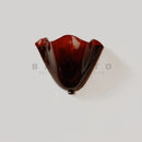 Axyaa Retro Floral Glass Wall Lamp: Modern, Nordic Design LED Sconce for Bedroom or Study