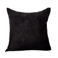 Axyaa Soft Corduroy Cushion Cover in Corn Striped Design for Cozy Living Room Decor.