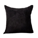 Axyaa Soft Corduroy Cushion Cover in Corn Striped Design for Cozy Living Room Decor.
