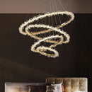 Axyaa Ice Water Crystal LED Pendant Light for Home Decor
