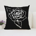 Axyaa Rose Print Pillow Cover - Romantic Home Decor & Gift