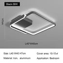 Axyaa Modern Circle Ring LED Ceiling Lamp Dimmable Minimalism Bedroom Lighting
