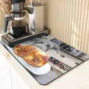 Axyaa Cute Puppy Kitchen Counter Drain Mat Set