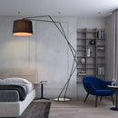 Nordic LED Fabric Floor Lamp Standing Light for Home Decor by Axyaa