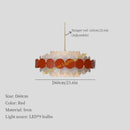 Axyaa Modern Minimalist LED Ceiling Chandelier for Living Room Bedroom