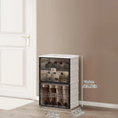 Axyaa Shoe Cabinet: Large Space-Saving Shoe Rack for Sneakers/Boots, Collapsible Organizer