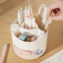 Axyaa Rotating Desktop Storage Organizer for Office and School Supplies