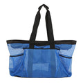 Axyaa Large Mesh Beach Tote Bag: Foldable, Spacious, Ideal for Shopping, Swimming, Camping