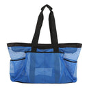 Axyaa Large Mesh Beach Tote Bag: Foldable, Spacious, Ideal for Shopping, Swimming, Camping
