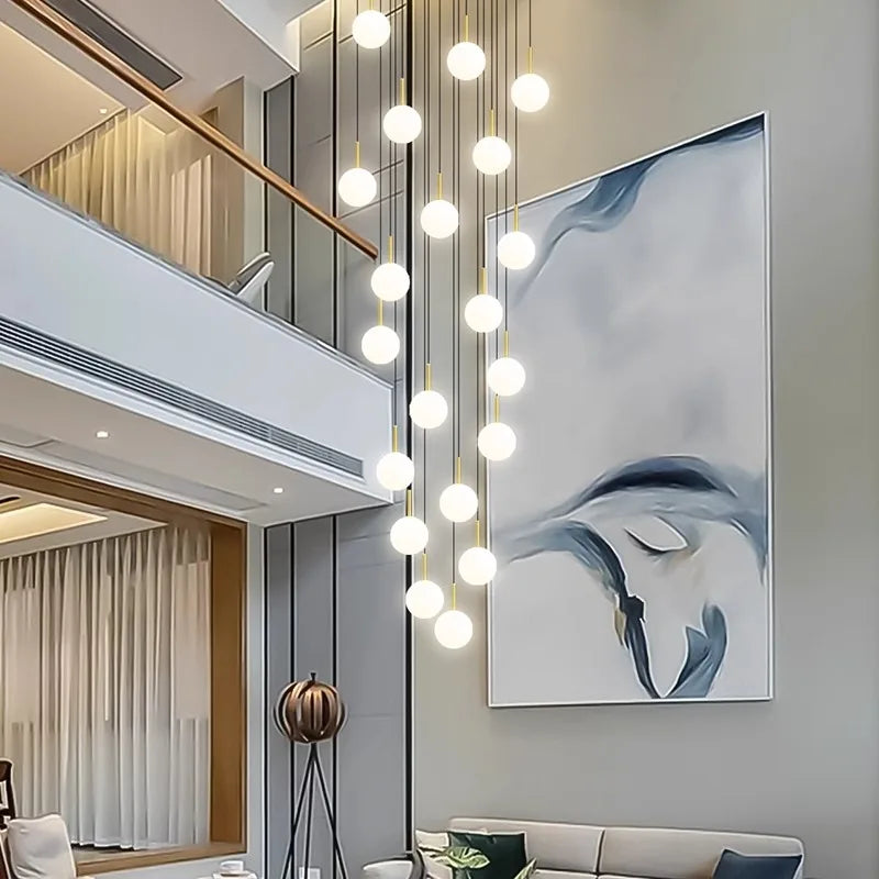 Axyaa Modern Bedroom LED Chandelier Indoor Lighting Pendant Lights