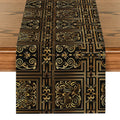 Axyaa Geometric Ethnic Patterns Table Runner - Holiday Room Decor
