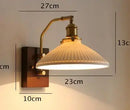 Axyaa Ceramic Wall Lamp with Knob Switch - Home Lighting