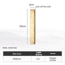 Natural Marble Wall Lamp Vila by Axyaa: Luxury Copper Wall Light for Living Room, Bedroom & Hallway