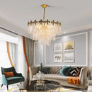Axyaa Glass Chandelier: French Court Style, Retro, Living Room, Dining Room, Bedroom Lighting