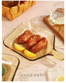 Axyaa Heat-Resistant Glass Plate & Creative Tableware Set