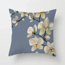 Axyaa Floral Flower Print Sofa Cushion Cover - Simple Pillow Cover