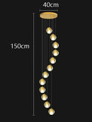 Axyaa Modern LED Pendant Chandelier for Living & Dining Room Lighting