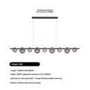 Axyaa Minimalist Long Strip Pendant Light for Full Spectrum Bar Lighting