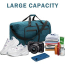 Axyaa Foldable Duffle Bag with Shoes Compartment - Waterproof & Tear Resistant