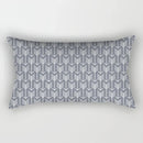 Axyaa Nordic Grey White Geometric Square Pillowcase for Home Decor