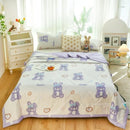 Axyaa Cotton Double Quilts: Cartoon Spring Summer Design, Soft & Comfortable, Adult Child Sizes