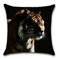 Axyaa Tiger Lion Printed Cushion Cover 45X45CM