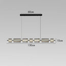 Axyaa Minimalist Copper Pendant Lights with Glass Geometric Design