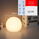 Axyaa LED Ball Lamp - Tricolor/RGB Dimmable, USB Rechargeable/AC Powered