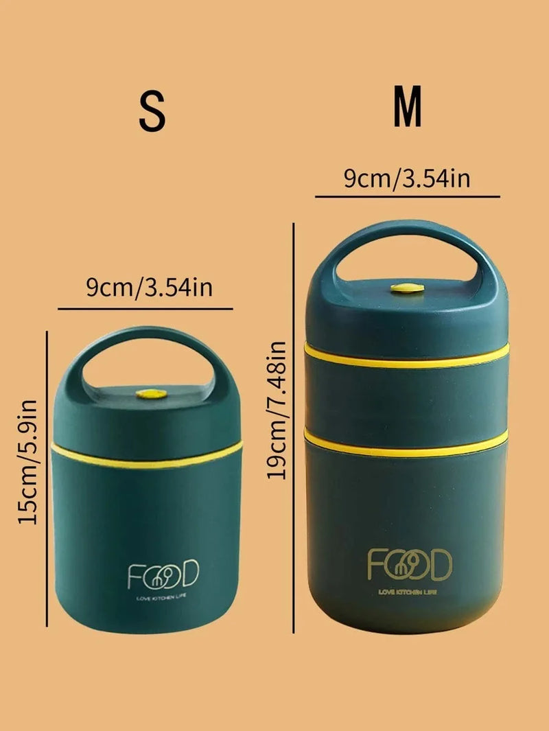 Axyaa Stainless Steel Insulated Lunch Box Set with Porridge Cup
