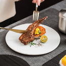 Axyaa Ceramic Dessert Plate for Sushi, Steak, and Cake on the Gourmet Table