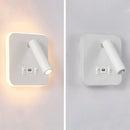 Axyaa Dual-Function LED Wall Sconce with USB Charging and Adjustable Spotlight