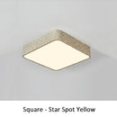 Axyaa Nordic Minimalist Yellow Star LED Ceiling Lamp