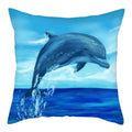 Axyaa Dolphin Pattern Cushion Cover 45x45cm