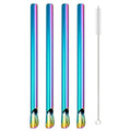 Axyaa Stainless Steel Straw Set for Bubble Tea & Smoothies