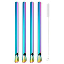 Axyaa Stainless Steel Straw Set for Bubble Tea & Smoothies