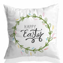 Spring Peach Rabbit Cushion Cover 45x45cm for Sofa Decor, Car, Bedside - Axyaa