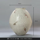 Axyaa Handmade Ceramic Vase Ginger Jar - Decorative Flower Pot for Home Accessories