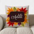 Axyaa Autumn Pumpkins Pattern Pillow Cover for Sofa Bedroom Car