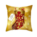 Axyaa Festive Christmas Pillow Case for Sofa Decor Merry Xmas Cushion Cover