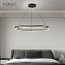 Axyaa LED Chandelier: Modern Dimmable Ceiling Light for Living Room, Bedroom, Restaurant - Energy-Saving