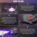 Axyaa 1200W RGB LED Fog Machine with Magic Ball Effect Lights