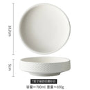 Axyaa Ceramic Steamed Egg Noodle Bowl, Japanese Tableware for High Sense Dining