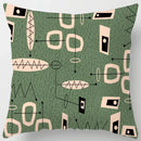 Colorful Blocks Geometric Abstract Pattern Cushion Cover by Axyaa