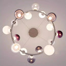 Axyaa Glass Ball Chandeliers: Modern LED Pendant Lights for Stylish Interior Lighting