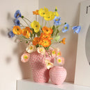 Axyaa Ceramic Strawberry Vase, Home and Living Room Decor Craft