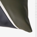 Axyaa Light Luxury Sofa Pillow Set - Orange Green Gray Triangle Splicing