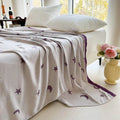 Axyaa Whale Bamboo Throw Blanket, Summer Quilt for Kids & Adults