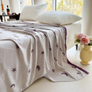 Axyaa Whale Bamboo Throw Blanket, Summer Quilt for Kids & Adults