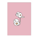 Axyaa Bathroom Yoga Funny Wall Canvas Art for Minimalist Home Decor